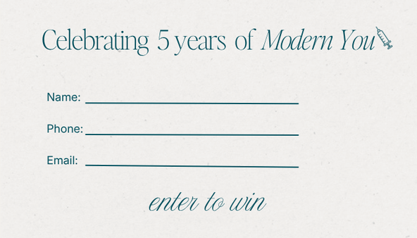 Modern You - 5 Year Anniversary Raffle Tickets
