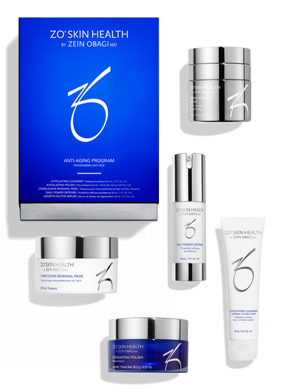 ZO Anti-Aging Program for Fine Lines, Wrinkles &amp; Even Skin Tone
 Reduce fine lines, wrinkles, and uneven skin tone with this complete anti-aging skincare program. Includes travel-size and full-size products for youthful skin.
anti-aging skincare, fine lines and wrinkles, reduce aging signs, youthful complexion, skin renewal, even skin tone, anti-aging program